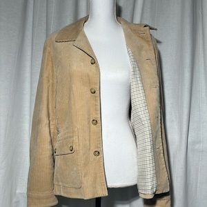 Ralph Lauren, Lauren Jeans Co. Comfy Corduroy Jacket Size L FlannelLined #Preppy